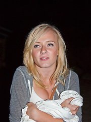 Kenze Thomas after hours beach